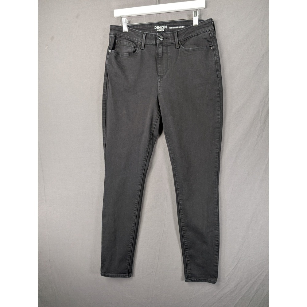 Denizen from Levis High-Rise Skinny Jeans Black Size 12L 31x32